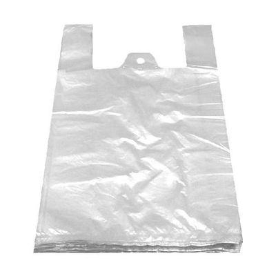 Mikrotenové tašky HDPE košielkové 16 + 12 x 30 cm (3 kg) - 100 ks