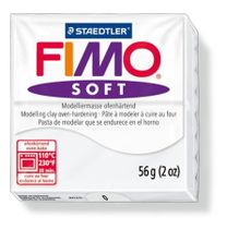 Modelovacia hmota, 56 g, FIMO "Soft", biela