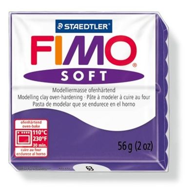 Modelovacia hmota, 56 g, FIMO "Soft", slivková
