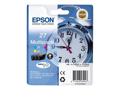 Multipack EPSON T2705 (C13T27054010) C / M / Y - originál