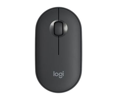 Myš, bezdrôtová, optická, Bluetooth, LOGITECH, "Pebble M350", sivá