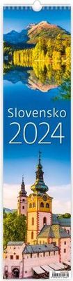 Nástenný kalendár Slovensko - viazanka 2024