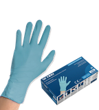 Nitrilové rukavice SETINO 4,5 g modré, bezpudrové