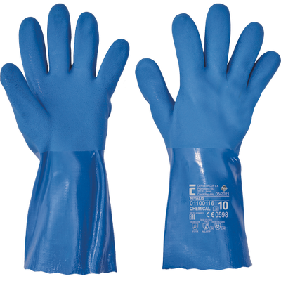 CERVA NIVALIS rukavice PVC - modré