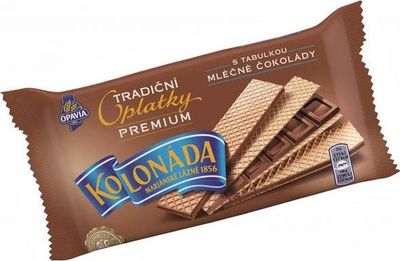 Oblátky Kolonáda Premium - mliečna čokoláda 92 g