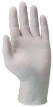 Ochranné rukavice, jednorazové, latex, veľkosť: L/10, pudrované