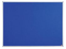 Odkazová tabuľa, hliníkový rám, 120x90 cm, NOBO "Essential", modrá