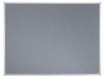 Odkazová tabuľa, hliníkový rám, 120x90 cm, NOBO "Essential", sivá