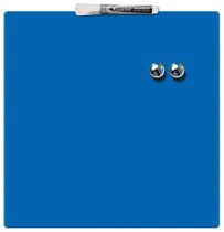 Odkazová tabuľa, magnetická, popisovateľná, 36x36 cm, REXEL, modrá