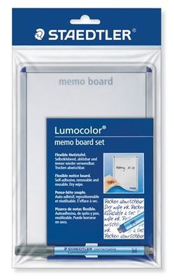 Odkazová tabuľa, samolepiaca, popisovateľná, 21x14,8 cm, STAEDTLER "Lumocolor Memo Board"