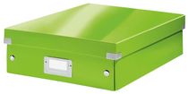 Odkladací box, laminovaný kartón, M veľkosť, LEITZ "Click&Store", zelená