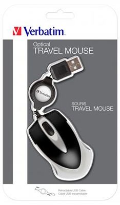 Optická myš "Go Mini", k notebookom, strieborná-čierna