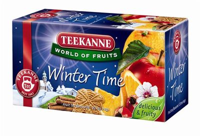 Ovocný čaj, 20x2,5 g, TEEKANNE "Winter time", škorica