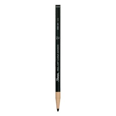 Označovacia ceruzka, 2,0 mm, SHARPIE "Peel-Off China marker", čierna