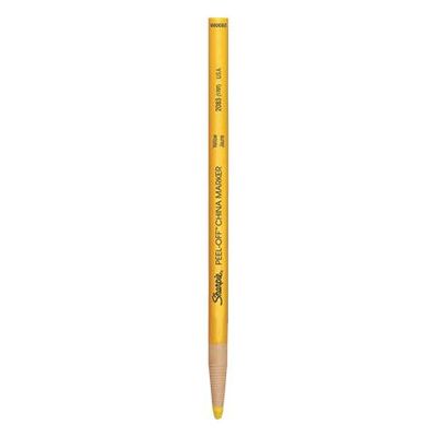 Označovacia ceruzka, 2,0 mm, SHARPIE "Peel-Off China marker", žltá