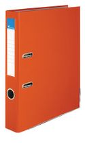 Pákový šanón, 50 mm, A4, PP/kartón, s ochranným spodným kovaním, VICTORIA, "Basic", oranžový