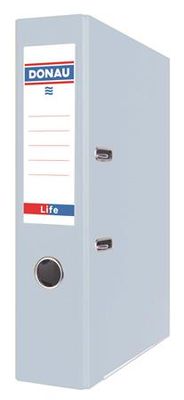 Pákový šanón, 75 mm, A4, PP/kartón DONAU "Life", pastelovo modrá