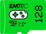 Pamäťová  karta, microSD, 128GB, UHS-I/U3/V30/A1, EMTEC 