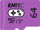 Pamäťová  karta, microSD, 64GB, UHS-I/U3/V30/A1, EMTEC 