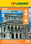 Papier Lomond pre laserovú tlač, matný, 200 g/m2 A4, 250 hárkov