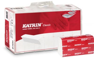 Papierové uteráky skladané KATRIN Classic Zig Zag 2 - Handy pack (100621)