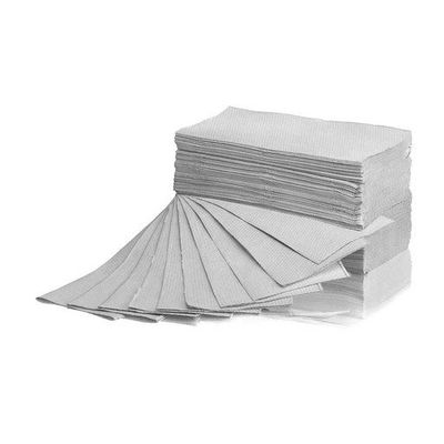 Papierové utierky skladané ZZ, 1 vrstvové, šedé, (200 ks)