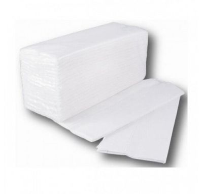Papierové utierky skladané ZZ, 2 vrstvové, 100% celulóza, (150 ks)