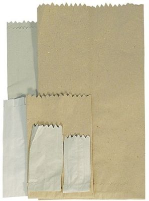 Papierové vrecká na malé predmety, 0,25 l, 1000 ks