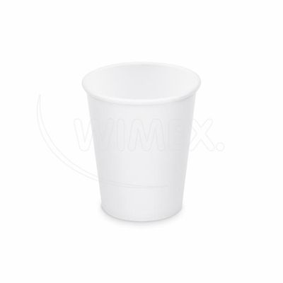 Papierový pohár biely O80mm 280ml `M: 0,2L/8oz` [50 ks]