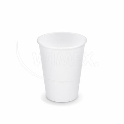Papierový pohár biely O90mm 420ml `L: 0,3L/12oz` [50 ks]