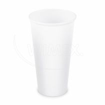 Papierový pohár biely O90mm 510ml `XL: 0,4L/16oz` [50 ks]
