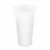 Papierový pohár biely O90mm 610ml `XXL: 0,5L/20oz` [50 ks]