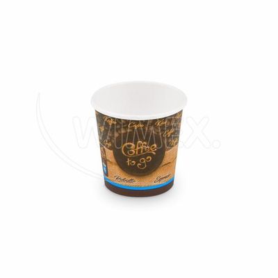 Papierový pohár ,,Coffee to go,, O62mm 110ml `XS: 0,08L/4oz` [50 ks]