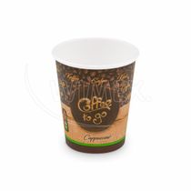 Papierový pohár ,,Coffee to go,, O80mm 280ml `M: 0,2L/8oz` [50 ks]