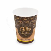 Papierový pohár ,,Coffee to go,, O90mm 420ml `L: 0,3L/12oz` [50 ks]