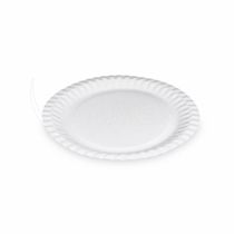 Papierový tanier biely O23cm RECY [15 ks]