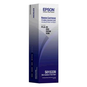 Farbiaca páska EPSON PLQ-20/20M (C13S015339) (3 pack) čierna - originál