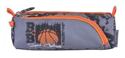 Peračník, na zips, PULSE "Basketball League", sivý-oranžový