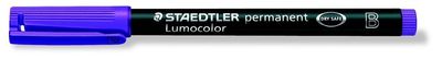 Permanentný popisovač, OHP, 1-2,5 mm, STAEDTLER "Lumocolor 314 B", fialová