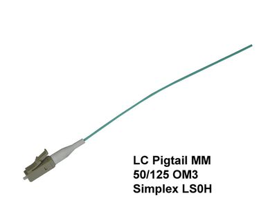 Pigtail Fiber Optic LC 50/125MM,1m,0,9mm OM3