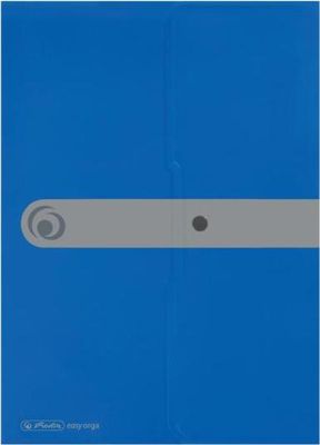 Plastový obal A4 s cvočkom Herlitz Easy Orga modrý