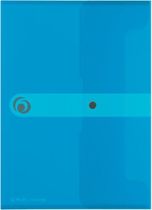 Plastový obal A4 s cvočkom Herlitz Easy Orga priehľadný modrý