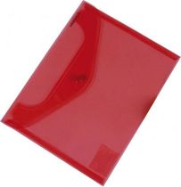 Plastový obal C5 s cvočkom DONAU červený