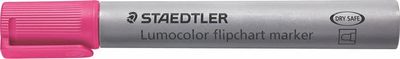 Popisovač na flipchart, 2 mm, kužeľový hrot, STAEDTLER "Lumocolor 356", ružová