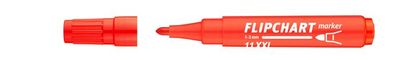 Popisovač na flipchartové tabule, 1-3 mm, kuželový hrot, ICO "Artip 11 XXL", červený