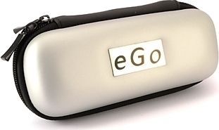 Pouzdro e-cigarety eGo Hranaté Stříbrné