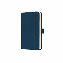 Poznámkový blok, exkluzívny, A5, linajkový, 194 strán, s mäkkou obálkou, SIGEL "Conceptum", modrý