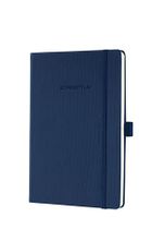 Poznámkový blok, exkluzívny, A5, linajkový, 194 strán, tvrdá obálka, SIGEL "Conceptum", modrý