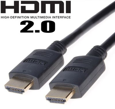 PremiumCord HDMI 2.0 High Speed+Ethernet, zlacené konk., 1,5m