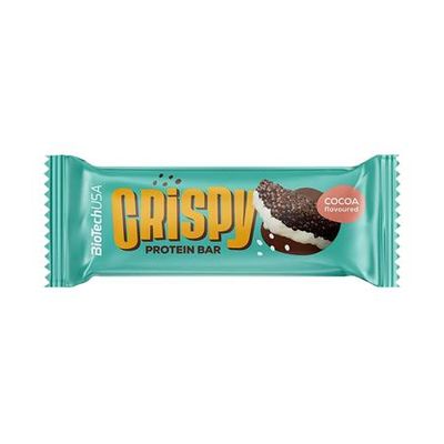 Proteínová tyčinka, bezlepková, 40g, BIOTECH USA, "Crispy" kakaová
